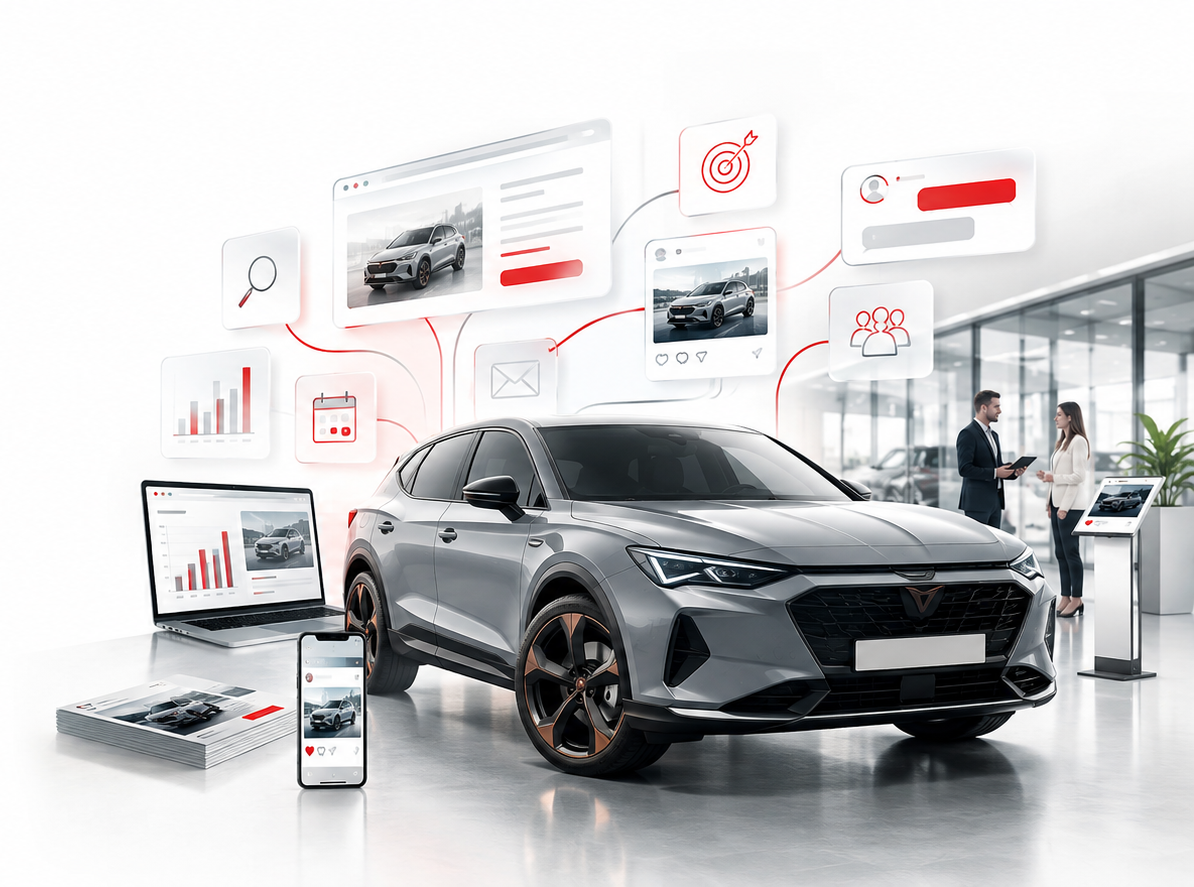 Digital marketing touchpoints for automotive dealerships