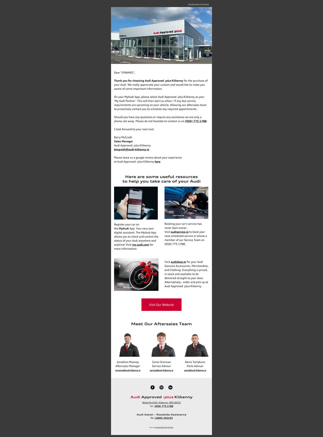 Targeted Messaging Backed by Data — sample 1